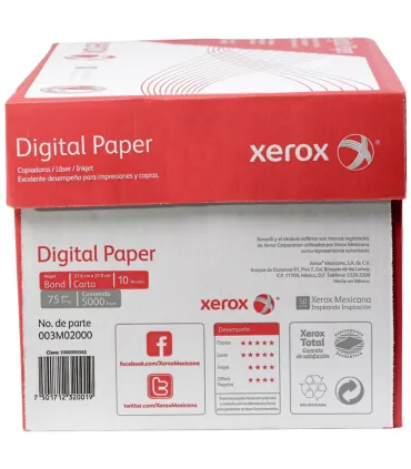 Xerox Mexicana | BOND CARTA ROJO - PraxiStore | 44 $ - 7501712320019